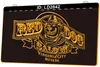 LD2842 Red Dog Saloon Virginia City Nevada 3D gravura LED sinal de luz atacado varejo