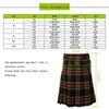 Calças masculinas Heflashor Casual Plissado Scottish Kilts Mens Moda Carga Personalidade Calças Padrão Solto Meia Saias 345U