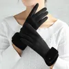 Sports Gloves Women's Winter Touchscreen Warm Fleece Thickened Cold Fashion Windproof Ski Mitten Handschoenen Luvas