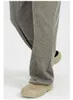 IEFB Herrkläder Mångsidig Midstycke Vintage Gitter Casual Suit Pants Spring Wide Lose Loose Byxor för Man 9Y5974 210524