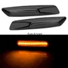 1 par para BMW 1 3 5 Series E60 E61 E81 E82 E87 E88 E90 E91 E92 E93 Front Side Blinker Luzes Carro Amber LED marcador