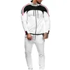 남자 Tracksuits Adisputent 패션 Tracksuit 남자 지퍼 후드 스웨트 팬츠 세트 망 체육관 조깅 스웻 셔츠 정장 남자 가을 운동복