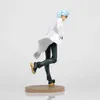 Anime Gintama Sakata Gintoki PVC Action Figure Collectible Modelo boneca brinquedo 22cm
