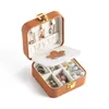 Portable Travel Smycken Förvaringslådor Organizer PU Läder Display Storage Case Halsband Örhängen Ring Presentförpackning T2i53437