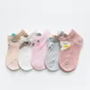 ベビーソックス新生児5ペア/​​ロット夏のメッシュ女の子のための薄い赤ちゃんの靴下