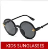 Wholesale lunettes de soleil pour enfants fille bébé garçon mignon été rond cadre petite lunettes de soleil lunettes enfants Version Fashion Kids