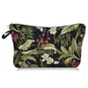 Cosmetic Cases Boho Coin Bag Fashion Ladies Palm Leaves Pattern Makeup Bags Teenager Girls Women Portable for Make Up