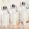 300 ml 400ml 500ml Buitensporten Draagbare Waterflessen Plastic Transparante Ronde Lekvrije Reizen Draagt ​​voor Waterfles Drinkware