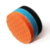 3pcs 7 Inch 180mm Buffing Sponge Polishing Disc Hexagonal Design Foam Abrasive Pad For Car Polisher Sanding Buffing Waxing
