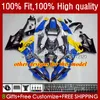 Injection Mold Bodys For BMW S-1000RR S 1000RR 1000 RR S1000-RR 09-14 19No.3 S1000RR 09 10 11 12 13 14 S1000 RR 2009 2010 2011 2012 2013 2014 OEM Fairings Kit blue yellow