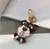 Hoogwaardige kerstcadeau Keys kettingauto sleutelring Keychain Bag Charm Leather Accessories Lovely Animals Designer3190