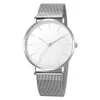 Лучшие женские часы Кварцевые часы 35 мм Мода Современные наручные часы Водонепроницаемый наручные часы Montre de Luxe подарки Color1