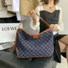 été nouvelle mode simple grande capacité sac fourre-tout denim croix sac à bandoulière femmes faisant la navette sacs à main Premium