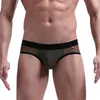 Unterhose männliche Unterwäsche G-Saiten transparent atmungsaktive Männer erotische Briefs Tanga sexy Höschen schwul