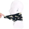 Planos de papel de lenços [Padrão de céu noturno / folha de etiqueta] lenço bandana headband ao ar livre escalada aquecedor de máscara de rosto