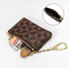 Top-Qualität Mode KEY POUCH Geldbörse Damier Leder hält klassische Frauen Männer Halter kleine Reißverschluss Schlüssel Wallets278B