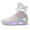 Men Boots USB Rechargeable Led Air Mag Sneakers Marty Mcfly's air mags Shoes for Man and Women Fashion Casual Shoes Back To The Future Glowing Desert