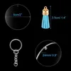 Keychains Acryl Circle Keychain -lege plekken Clear Kit 120pcs voor Cricut Project, inclusief DISC -spaties, Tassels9968314