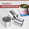 Baking & Pastry Tools 6 Pieces Round Biscuit Cutter Stainless Steel Mousse Ring Mini Circle Cookie Cutters Frying Egg Rings Tool