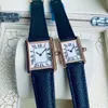 Modepaar Watch Watch Edelstahl -Quarzbewegung Herren Uhr 40 -mm -Frauen Uhr 34 mm geeignet für Männer- und Frauengeschenkauswahloberfläche mit blauem Stein