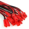 2021 100mm/ 150mm rouge noir JST mâle et femelle connecteur de fil câble de prise pour batterie RC BEC Lipo