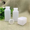 30 60 100 120 ml Versiegelte Kunststoff leerer Quadrat-Flasche-chemische flüssige Probe-Verpackungsbehältergut-Menge