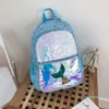 embroidered fish scale sequins decompression and burden reduction backpack