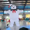 Modelo de personagem de Halloween ao ar livre Modelo Ghostbusters Ficar Puft Inflável Marshmallow Homem Balão para anúncio