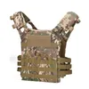 Jachtjassen Groothandel Tan Outdoor Fishing Tactical Carrier JPC Vest Military Body Armor Plate Magazine Paintball Gears