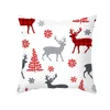 2021 New Classic Christmas Cushion Cover Cartoon Xmas Hugging Pillowcase Home Office Sofa Pillowslip Household Goods