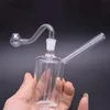 10mm Female Smoking Water Pope Shisha Bubbler Mini Pocket Glas Ölbrenner Bong Recyler Dab Rig Wax Oil Rig mit Glasölbrenner und Schalen