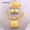 Yulaili New Nigerian Wedding African Bridal Dubai Jewelry Sets for Women Golden and Silver Big Necklace Earringsブレスレットリング2693510658