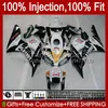 ホンダボディ用100％フィット射出成形金型CBR 1000 RR CC 1000RR 1000CC 06-07 BODYWORK 59NO.9 CBR1000 RR CBR1000RR 06 07 CBR1000-RR 2006 2007 OEMフェアリングキットブラックホワイトBLK