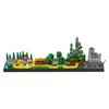 City Buildings Back to the Future Castle House MOC Movie Skyline Architecture Building Blocks Bricks City Toys For Kids X0503