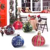 Boule décorée gonflable de Noël en plein air en PVC 23 6 pouces décorations d'arbres géants décor de vacances 211018236m