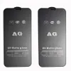 Ag Matte fullt skydd härdat glasskärmskydd för iPhone 15 14 13 12 mini pro max 11 xr xs 7 8 6 plus iPhone15iphoen -glas