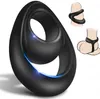 NXY Cockrings Male Delayed Ejaculation Ring Penis Enlargement Attachment Chastity Cage Sleeve Sex Toys For Man 1123