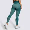 Patchwork Leggings Femmes Leggings Fitness Impression Sans Couture Taille Haute Push Up Leggings Workout Gym Pantalon Deux Couleurs 211108