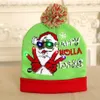 LED Kerstmis Hat Beanie Trui Flash Light Up Gebreide Cap Xmas Gift voor Kinderen / Volwassenen Nieuwjaar Party Decoraties