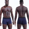 Underbyxor Skriv ut bomull Boxare för män Underkläder Sexiga Mäns Tränar Familj BoxersHorts Fancy Male Shorts Calecon Wholesale