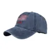 American Flag Baseball Cap Bawełniany Spinning Haftowane USA Peaked Cap Men and Women Outdoor Casual Hat