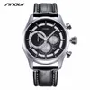 Sinobi Men's Creative Watches Creative Strap Chronograph Watches Masculino Big Dial Esportes Quartzo Analog Clock Relojes Para Hombre Q0524