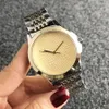 Moda marca completa relógio de pulso feminino menina estilo abelha pulseira de aço de quartzo com logotipo de luxo relógio G 59