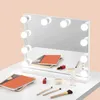 コンパクトミラー1セットセルフアドバイシブメイクライトユニフォームABS 9レベル輝度DIY LED Vanity Mirror Fill Lamp for Home Kyle226140810