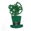 NOVITÀCollana per il giorno di San Patrizio Collane con perline placcate Bomboniere Forniture per decorazioni per festival irlandesi RRF11748