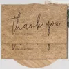 Greeting Cards 30Pcs/bag Kraft Paper Card Thank You For Your Order Store Business Tags Small Shop Gift DIY Crafts Decoration w-00940