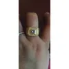 Solitario de oro de 18k macho 2ct laboratorio anillo de latón de diamante de lujo compromiso de joya anillos de boda anillos para hombres regalo