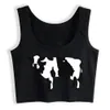 Crop Top Femme vache Basic Vintage Custom Tank Top Femme X0507