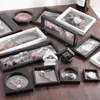 10st Wholesale Smycken Display Stativ Box Floating Picture Frame Holder Örhängen Ringar Armband Klock Stenfodral 211105