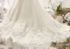 Trailing Gown Wedding Dress Deep V Plus Storlek Lace Slim Tunna Bröllop Bröllopsklänningar